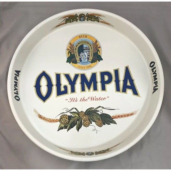 Vintage Olympia Brewing Co Serving Tray